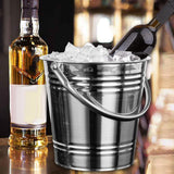 Maxbell Ice Bucket Heavy Duty Multiuse Metal Ice Pail for Buffet Home Chilling Juice 6L