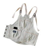 Maxbell Kitchen Apron Painting Coveralls Industrial Apron for BBQ Fishing Restaurant
