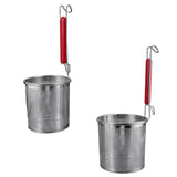Maxbell Mesh Strainer Sifter Straining Deep Fryer Basket for Frying Cooking Draining 12cm mouth
