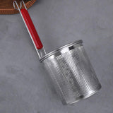 Maxbell Mesh Strainer Sifter Straining Deep Fryer Basket for Frying Cooking Draining 12cm mouth
