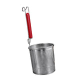 Maxbell Mesh Strainer Sifter Straining Deep Fryer Basket for Frying Cooking Draining 12cm mouth