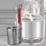 Maxbell Mesh Strainer Sifter Straining Deep Fryer Basket for Frying Cooking Draining 12cm mouth