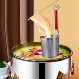 Maxbell Mesh Strainer Sifter Straining Deep Fryer Basket for Frying Cooking Draining 12cm mouth