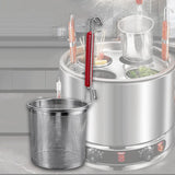 Maxbell Mesh Strainer Sifter Straining Deep Fryer Basket for Frying Cooking Draining 14cm mouth