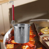 Maxbell Mesh Strainer Sifter Straining Deep Fryer Basket for Frying Cooking Draining 14cm mouth