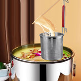 Maxbell Mesh Strainer Sifter Straining Deep Fryer Basket for Frying Cooking Draining 14cm mouth