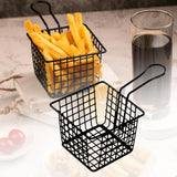 Maxbell Deep Fry Basket French Fries Basket Mesh Skimmer Sifter Kitchen Cooking Tool Small