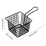 Maxbell Deep Fry Basket French Fries Basket Mesh Skimmer Sifter Kitchen Cooking Tool Large