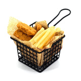 Maxbell Deep Fry Basket French Fries Basket Mesh Skimmer Sifter Kitchen Cooking Tool Large