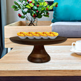 Maxbell Fruit Plate Large Capacity Dessert Tray Wood Ornament for Holiday Restaurant