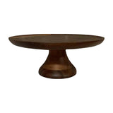 Maxbell Fruit Plate Large Capacity Dessert Tray Wood Ornament for Holiday Restaurant
