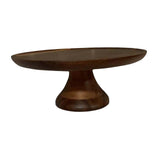 Maxbell Fruit Plate Large Capacity Dessert Tray Wood Ornament for Holiday Restaurant