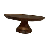 Maxbell Fruit Plate Large Capacity Dessert Tray Wood Ornament for Holiday Restaurant
