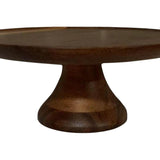Maxbell Fruit Plate Large Capacity Dessert Tray Wood Ornament for Holiday Restaurant