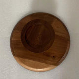 Maxbell Fruit Plate Large Capacity Dessert Tray Wood Ornament for Holiday Restaurant