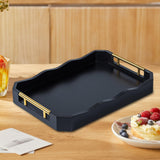 Maxbell Serving Tray Tea Cup Tray Portable Accessories Entertaining Rectangular Tray S