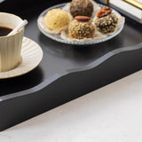 Maxbell Serving Tray Tea Cup Tray Portable Accessories Entertaining Rectangular Tray S