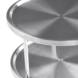 Maxbell 2 Layer Lazy Turntable Turning Spice Rack for Bathroom Bedroom Kitchen
