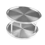 Maxbell 2 Layer Lazy Turntable Turning Spice Rack for Bathroom Bedroom Kitchen