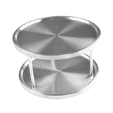 Maxbell 2 Layer Lazy Turntable Turning Spice Rack for Bathroom Bedroom Kitchen