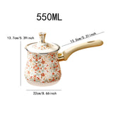 Maxbell 500ml Turkish Coffee Pot Portable Restaurant Kitchen with Long Handle