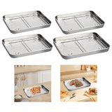 Maxbell Baking Sheet with Rack BBQ Household Cake with Cooling Rack Baking Sheet Pan S