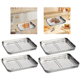 Maxbell Baking Sheet with Rack BBQ Household Cake with Cooling Rack Baking Sheet Pan S