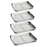 Maxbell Baking Sheet with Rack BBQ Household Cake with Cooling Rack Baking Sheet Pan S