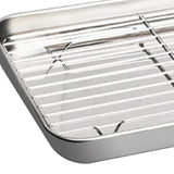 Maxbell Baking Sheet with Rack BBQ Household Cake with Cooling Rack Baking Sheet Pan S