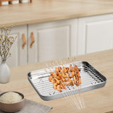 Maxbell Baking Sheet with Rack BBQ Household Cake with Cooling Rack Baking Sheet Pan M