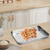 Maxbell Baking Sheet with Rack BBQ Household Cake with Cooling Rack Baking Sheet Pan L