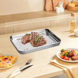 Maxbell Baking Sheet with Rack BBQ Household Cake with Cooling Rack Baking Sheet Pan L