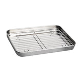Maxbell Baking Sheet with Rack BBQ Household Cake with Cooling Rack Baking Sheet Pan L