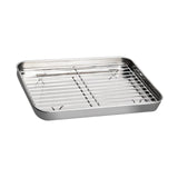 Maxbell Baking Sheet with Rack BBQ Household Cake with Cooling Rack Baking Sheet Pan L