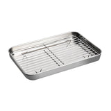 Maxbell Baking Sheet with Rack BBQ Household Cake with Cooling Rack Baking Sheet Pan L