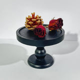 Maxbell Candle Plate Holder Retro Design Riser Candle Stand for Countertop SPA Events