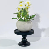Maxbell Candle Plate Holder Retro Design Riser Candle Stand for Countertop SPA Events