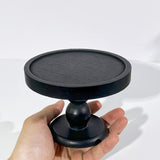 Maxbell Candle Plate Holder Retro Design Riser Candle Stand for Countertop SPA Events