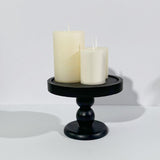 Maxbell Candle Plate Holder Retro Design Riser Candle Stand for Countertop SPA Events