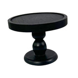Maxbell Candle Plate Holder Retro Design Riser Candle Stand for Countertop SPA Events