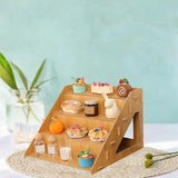 Maxbell Cake Display Stand 4 Layers Portable for Serving Food Festive Decor Birthday