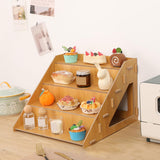 Maxbell Cake Display Stand 4 Layers Portable for Serving Food Festive Decor Birthday