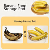 Maxbell Banana Pod Storage Container Protector Case for Travel Picnic Outdoor Indoor