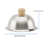Maxbell Burger Cover Cheese Melting Dome for Teppanyaki Cheeseburger Kitchen Cooking