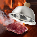 Maxbell Burger Cover Cheese Melting Dome for Teppanyaki Cheeseburger Kitchen Cooking