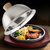 Maxbell Burger Cover Cheese Melting Dome for Teppanyaki Cheeseburger Kitchen Cooking
