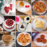 Maxbell 140 Pieces Paper Doilies Multipurpose Paper Placemats for Party Wedding 6.50 inch