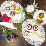 Maxbell 140 Pieces Paper Doilies Multipurpose Paper Placemats for Party Wedding 6.50 inch