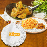 Maxbell 140 Pieces Paper Doilies Multipurpose Paper Placemats for Party Wedding 7.5 inch