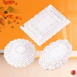 Maxbell 140Pcs Paper Doilies Decorative Table Decoration for Crafts Fried Food 16cmx23cm